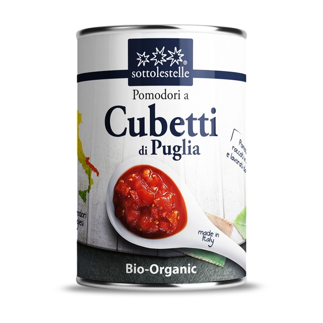 POMODORI A CUBETTI DI PUGLIA